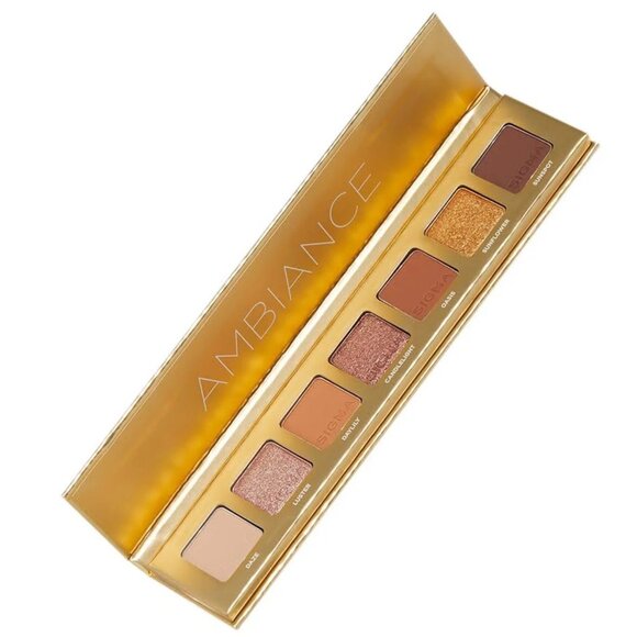 Sigma Beauty Ambiance Eyeshadow*Palette~7 Luminous Neutral & Gold Shades NIB - Picture 2 of 11